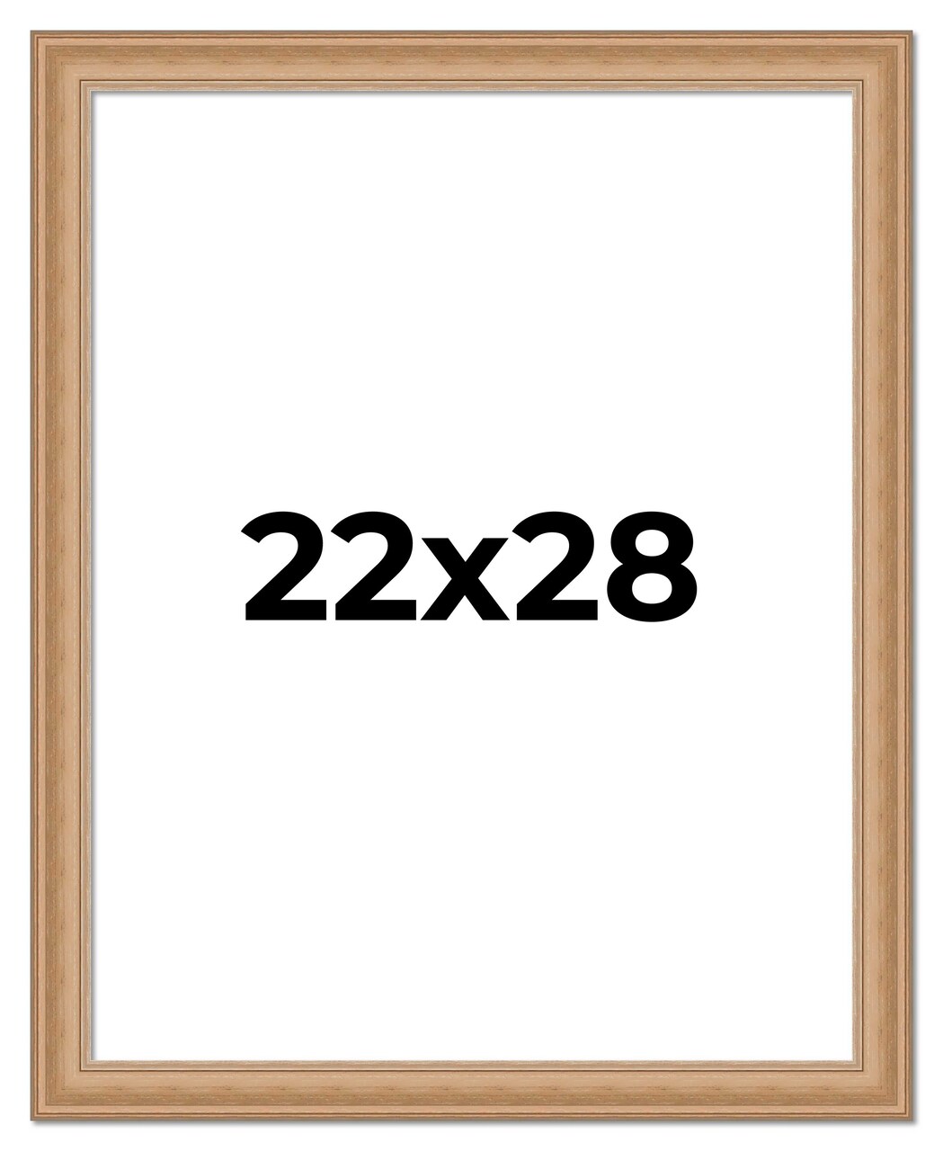 Weathered Yellow Picture Frame - UV Acrylic, Foam Board Backing, Hanging Hardware